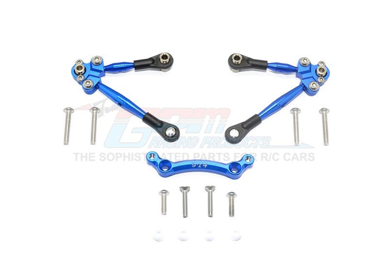 TRAXXAS 4WD GT4 TEC 2.0 Aluminum Front Tie Rods With Stabilizer For C Hub -13pc set - GPM GT049F