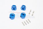 TRAXXAS 4WD GT4 TEC 2.0 Aluminum Hex Adapters 9mm Thick - 12pc set - GPM GT010/12X9MM