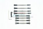 TRAXXAS MINI E-REVO Stainless Steel Adjustable Tie Rods - 10pc set - GPM ERV160SN