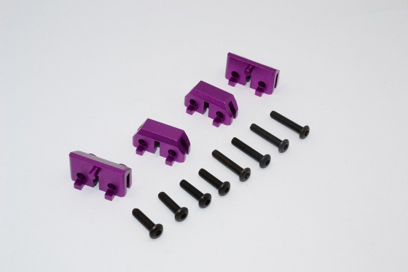 TRAXXAS Revo /Revo 3.3 Alloy Front& Rear Completed Servo Mount With Screws - 2prs set - GPM TRV024