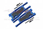 TRAXXAS SLEDGE MONSTER TRUCK Aluminium 6061-T6 Front Lower Arms+Carbon Fibre Dust-Proof Protection Plate - 25pc set - GPM SLE055N