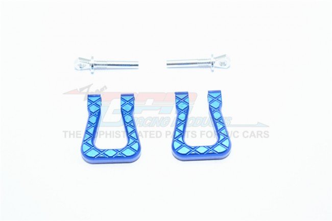 TRAXXAS TRX4 TRAIL CRAWLER Aluminum Front/Rear Bumper D-rings - 4pc set - GPM TRX4002