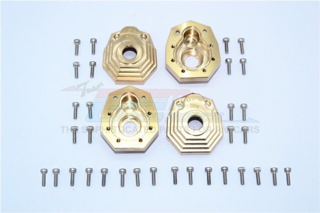 TRAXXAS TRX4 TRAIL CRAWLER Brass Outer Portal Drive Housing (Front Or Rear)'heavy Edition'-36pc set - GPM TRX4021X/2