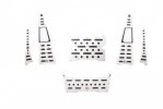 TRAXXAS TRX4 TRAIL CRAWLER Stainless Steel Slip Proof Tread For Trx4 Defender - 62pc set - GPM TRX4ZSP55