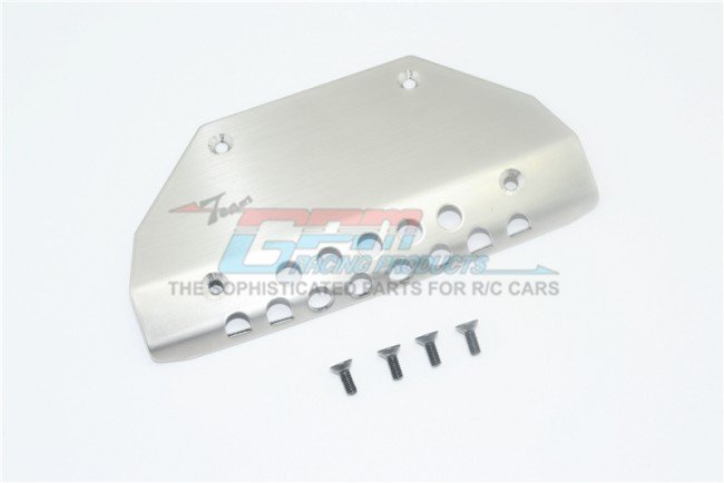 TRAXXAS TRX4 MERCEDES-BENZ Stainless Steel Front Skid Plate - 5pc set - GPM TRX4ZSP62