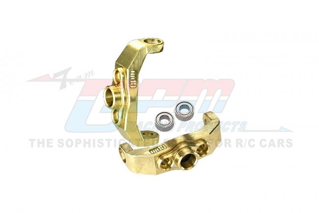 TRAXXAS TRX4M FORD BRONCO Brass Front C Hub set - GPM TRX4M019X