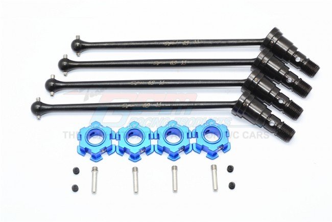 TRAXXAS X-MAXX Harden Steel #45 CVD For 6s Front Or Rear With Alloy Hex - 16pc set - GPM TXM170N/2