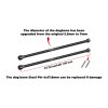 TRAXXAS X-MAXX 4140 Medium Carbon Steel Dogbone (Replaceable Pin) - GPM TXM8170A