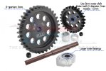 TRAXXAS XRT 8S 40CR Carbon Steel M1.5 Spur Gear 35T + Motor Gear 25T - GPM TXM2535TS