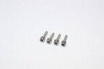 Vaterra 1/10 K-5 Blazer Ascender Steel Screws For Hex Adapter - 4pcs - GPM K5037P