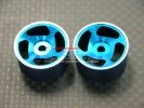 HPI X Mods Rims Alloy Rear Swirl Rims (4 Poles) For XM, XME - GPM XM0406RG