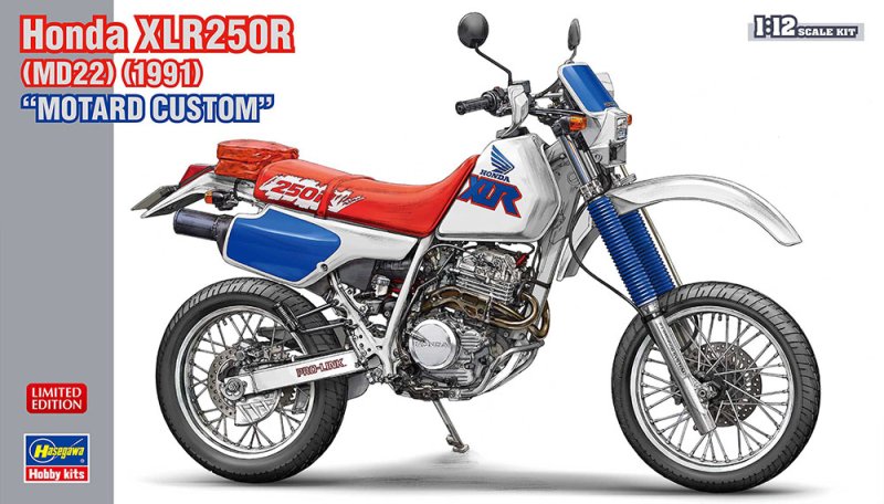 Hasegawa 21779 - 1/12 Honda XLR250R (MD22) 1991 Motard Custom
