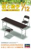 Hasegawa 62002 - 1/12 MEETING ROOM DESK & CHAIR