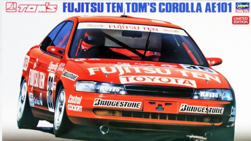 Hasegawa 20302 - 1/24 Fujitsu Ten Tom\'s Corolla AE101