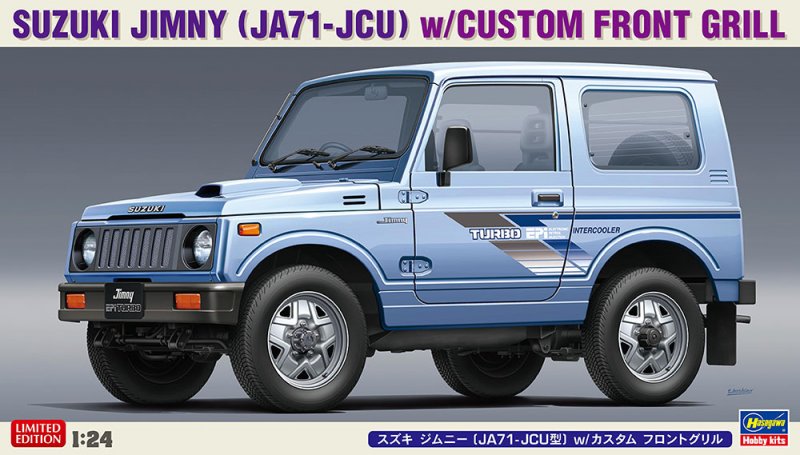 Hasegawa 20509 - 1/24 Suzuki Jimny (Ja71-JSU Type) w/Custom Front Grill