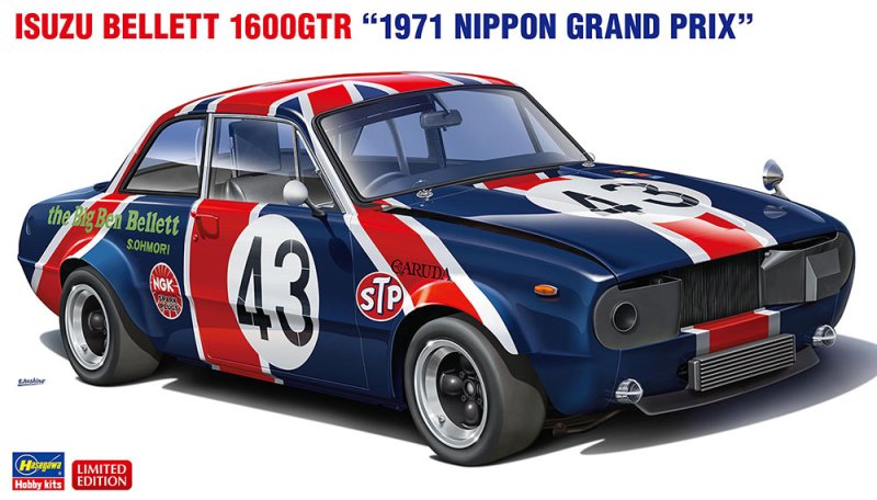 Hasegawa 20776 - 1/24 Isuzu Bellett 1600GTR 1971 Nippon Grand Prix