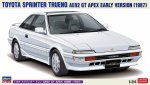 Hasegawa 20834 - 1/24 Toyota Sprinter Trueno AE92 GT Apex Early Version (1987)