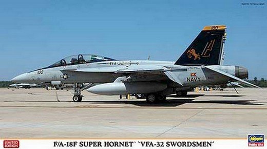 Hasegawa 02010 - 1/72 FA18F Super Hornet VFA32 Swordsmen Limited Edition