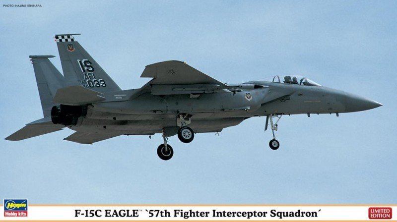 Hasegawa 02015 - 1/72 F-15C Eagle 57th Fighter Interceptor Squadron