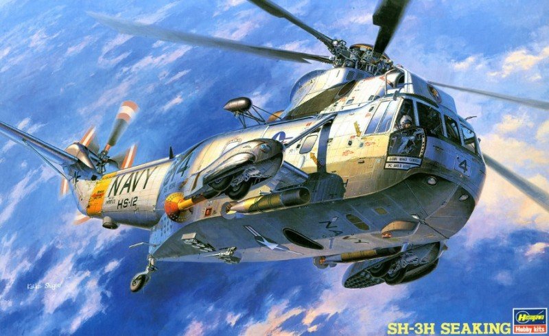 Hasegawa 07201 - 1/48 PT-1 SH-3H Seaking