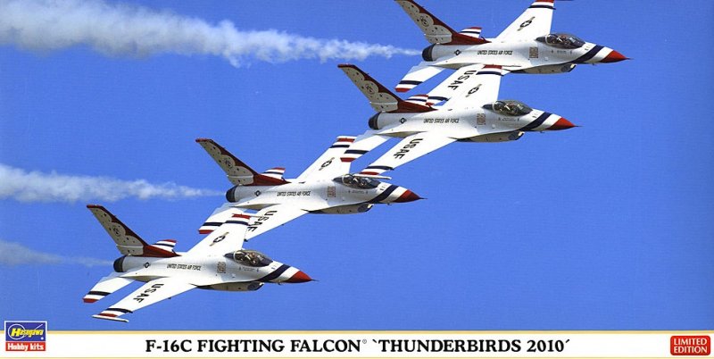 Hasegawa 9935 - 1/48 F-16C Fighting Falcon Thunderbirds 2010