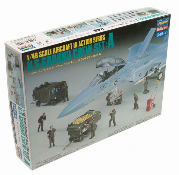 Hasegawa 36104 - 1/48 U.S. Ground Crew Set A: X48-4 (36004)