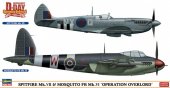 Hasegawa 02096 - 1/72 Spitfire Mk.VII and Mosquito FB Mk.VI OPERATION OVERLORD