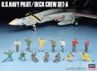 Hasegawa 36206 - 1/48 U.S. Navy Pilot/Deck Crew Set A: X48-6 (36006)