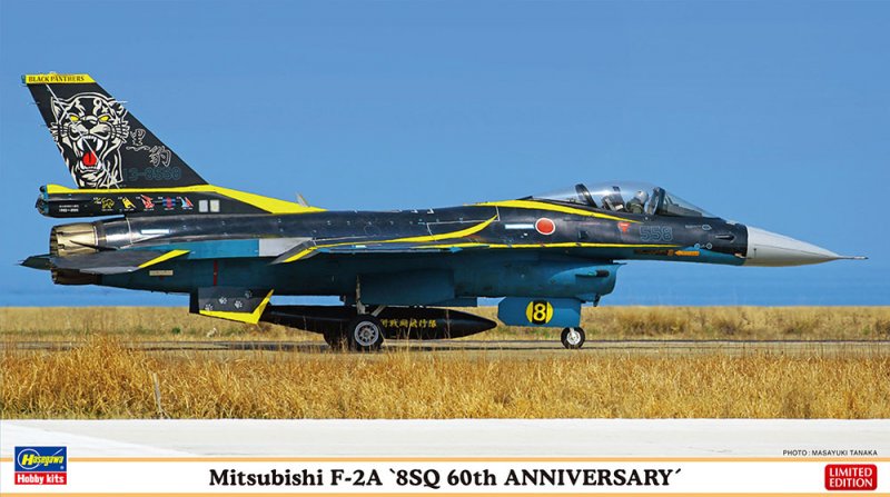 Hasegawa 02376 - 1/72 Mitsubishi F-2A 8SQ 60th Anniversary