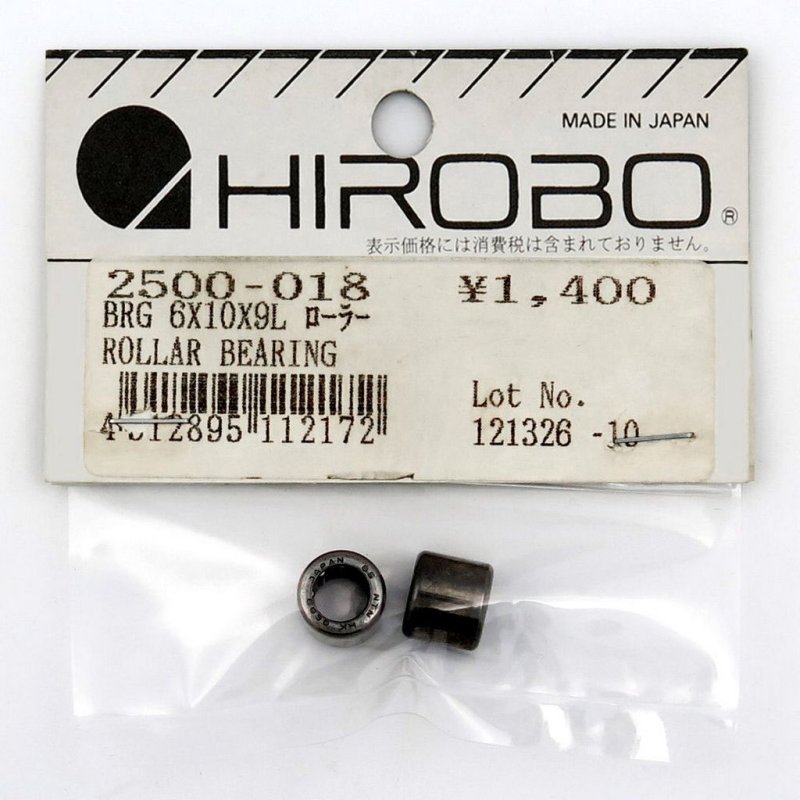 HIROBO 2500-018 ROLLER BEARING 6 X 10 X 9 MM 2PCS #HK0609 #2500018