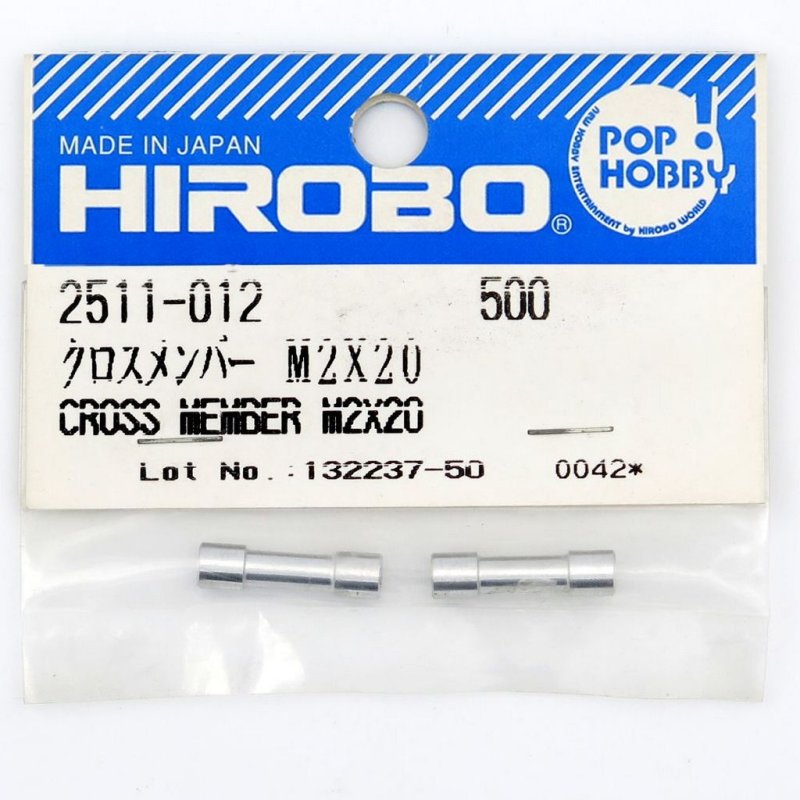 HIROBO 2511-012 CROSS MEMBER M2 X 20 #2511012