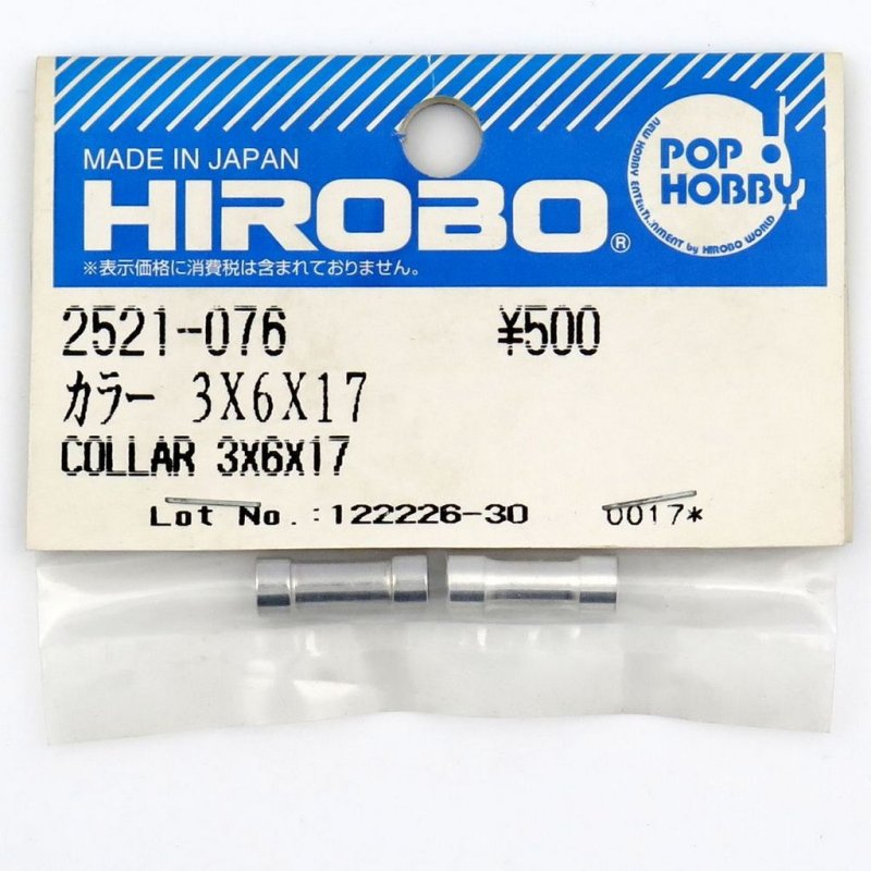HIROBO 2521-076 COLLAR 3 X 6 X 17 #2521076