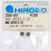 HIROBO 2500-097 BALL BEARING 2 X 7 X 3.5 MM 2PCS #602ZZ #2500097
