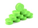HUDY 803231-G 1/10 OFF-ROAD Wheel - 4WD - Front - Green (10)