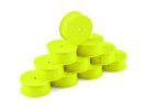 HUDY 803231-Y 1/10 OFF-ROAD Wheel - 4WD - Front - Yellow (10)