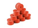 HUDY 803241-O 1/10 OFF-ROAD Wheel - 2WD/4WD - Rear - Orange (10)