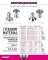 alt="HUDY 903325-T - Titanium Flat Head Screw M3x25 (4)" title="HUDY 903325-T - Titanium Flat Head Screw M3x25 (4)"