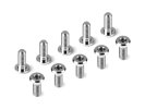 HUDY 908308-T Titanium SUPER-LOW Head Screw Centering DIA M3x8 (10)