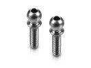 HUDY 990010 Titan Ball Stud D=4.9 / L=10 / S=3.5 / 2mm HEX (2)