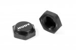 HUDY 293560 Aluminum Wheel Nut with Cover - Ribbed (2)