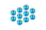 HUDY 296540-B Aluminium NUT M4 - Blue (10)