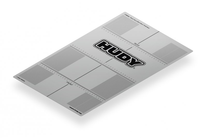 HUDY 108560 - Plastic SET-UP Board Decal 331x545mm - 1/8 ON-ROAD