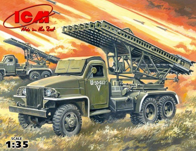 ICM 35512 - 1/35 BM-13-16N Wwii Soviet Multiple Launch Rocket System