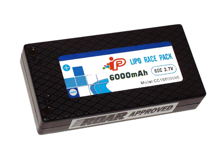 Intellect (IP-CC1S6000V6-60C) - 3.7V 60C 6000mah Lipo Battery