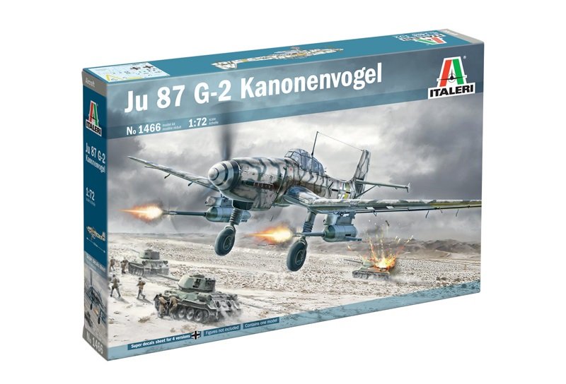 Italeri 1466 - 1/72 Junker Ju 87 G-2 Kanonenvogel