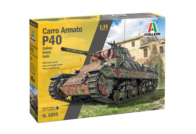 Italeri 6599 - 1/35 Carro Armato P 40 Carro Italian Heavy Tank