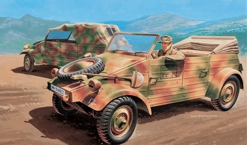 Italeri 7024 - 1/72 Kubelwagen Vw Typ 82