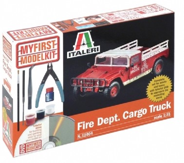 Italeri (#IT-12004) - 1/35 Fire Dept. Cargo Truck My First Model Kit