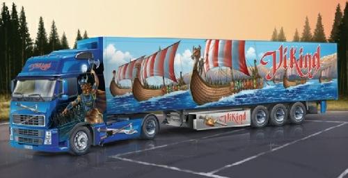 Italeri 3867 - 1/24 Volvo FH16 Viking With Reefer Trailer