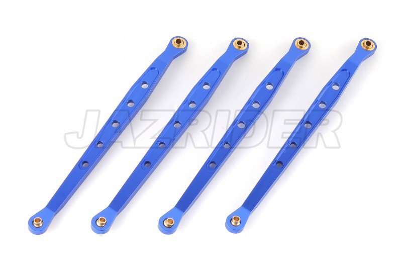 Axial Racing Wraith/RR10/AX10 Aluminum Lower Chassis Linkage Links (Blue,4pcs)